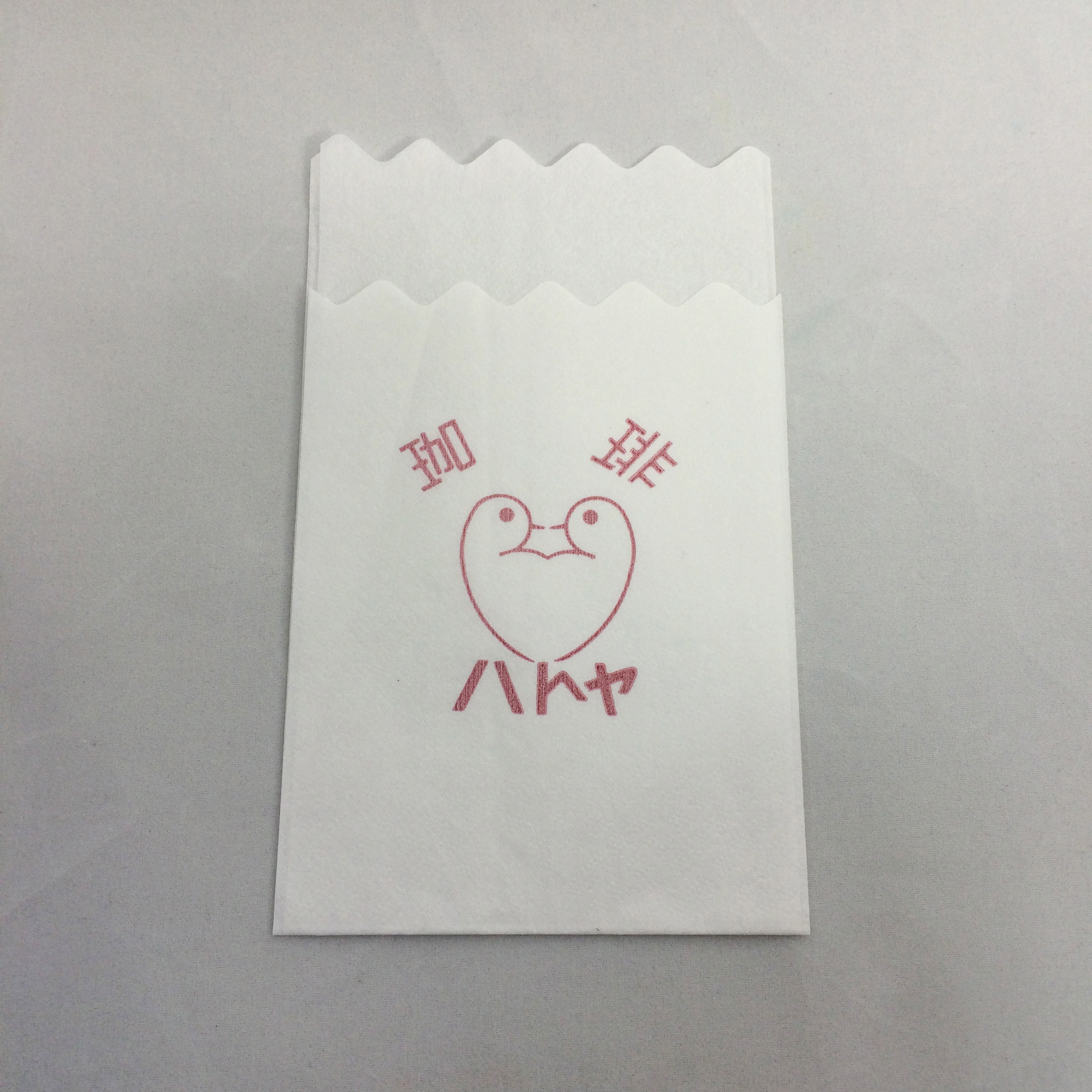 珈琲ハトヤの紙ナプキン（浅草）